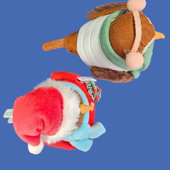 Spritz Crinkle and Wafer Featherly Friends Xmas and Winter Bird Felt Fabric 2023 - Picture 5 of 8